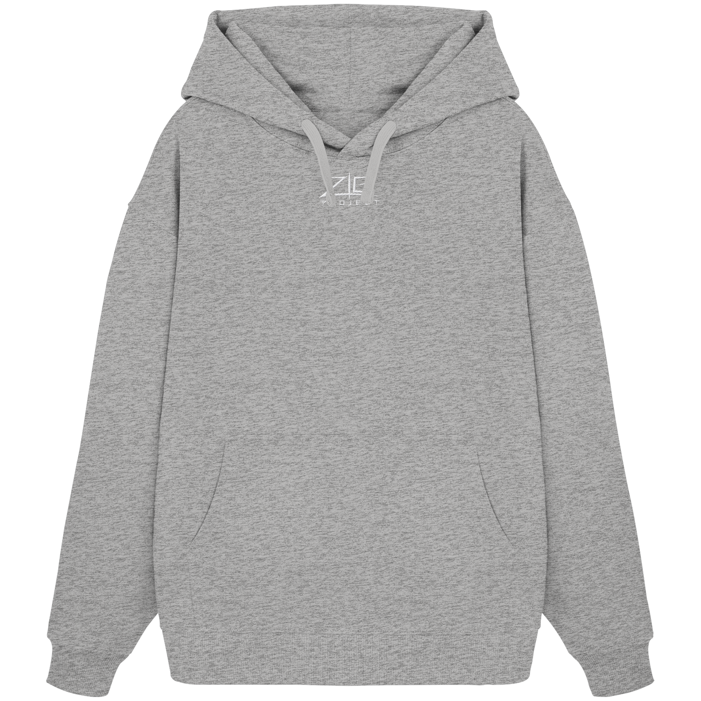 ZIG Project V1 - Organic Oversize Hoodie Heather Grey