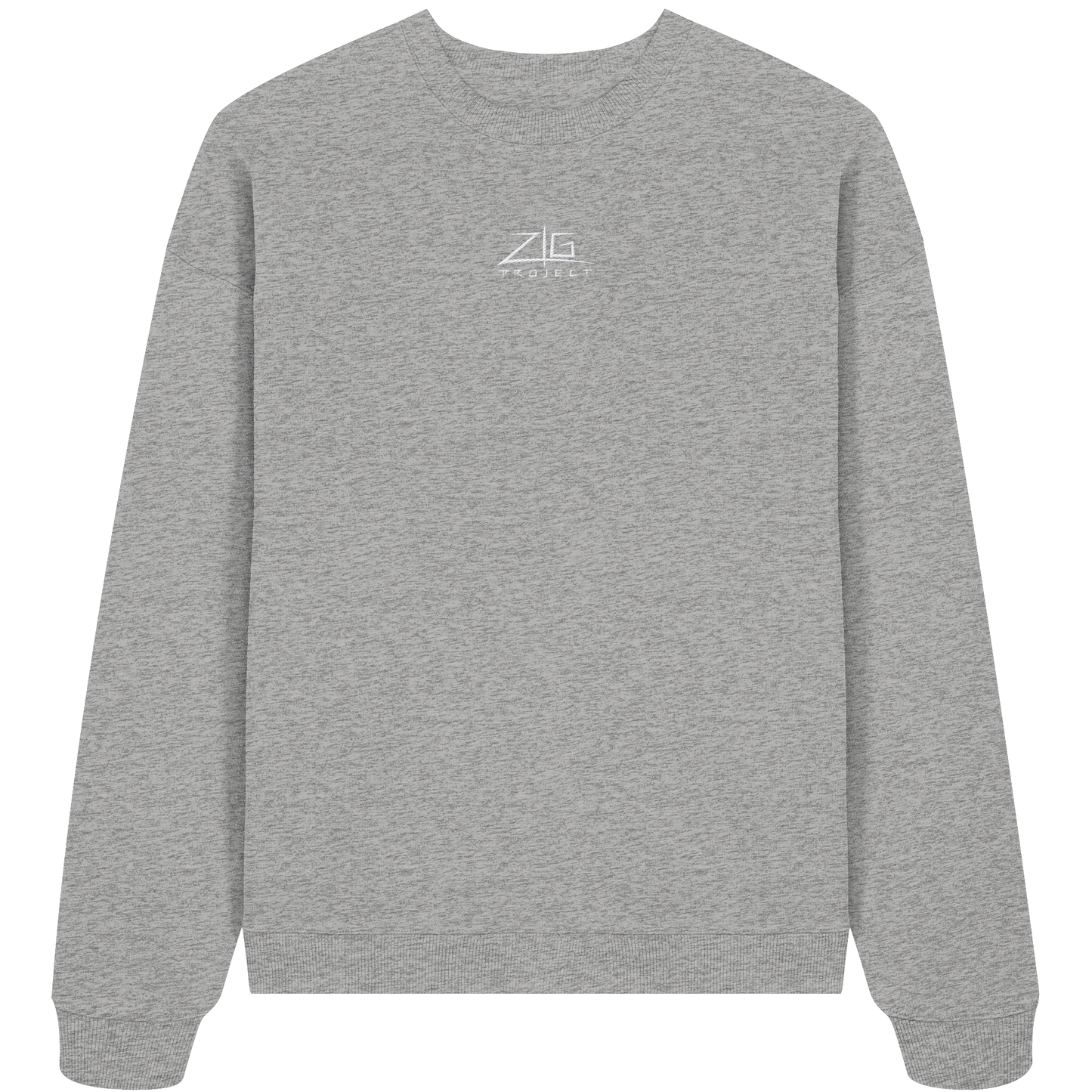 ZIG Project V1 - Organic Oversize Sweatshirt Heather Grey