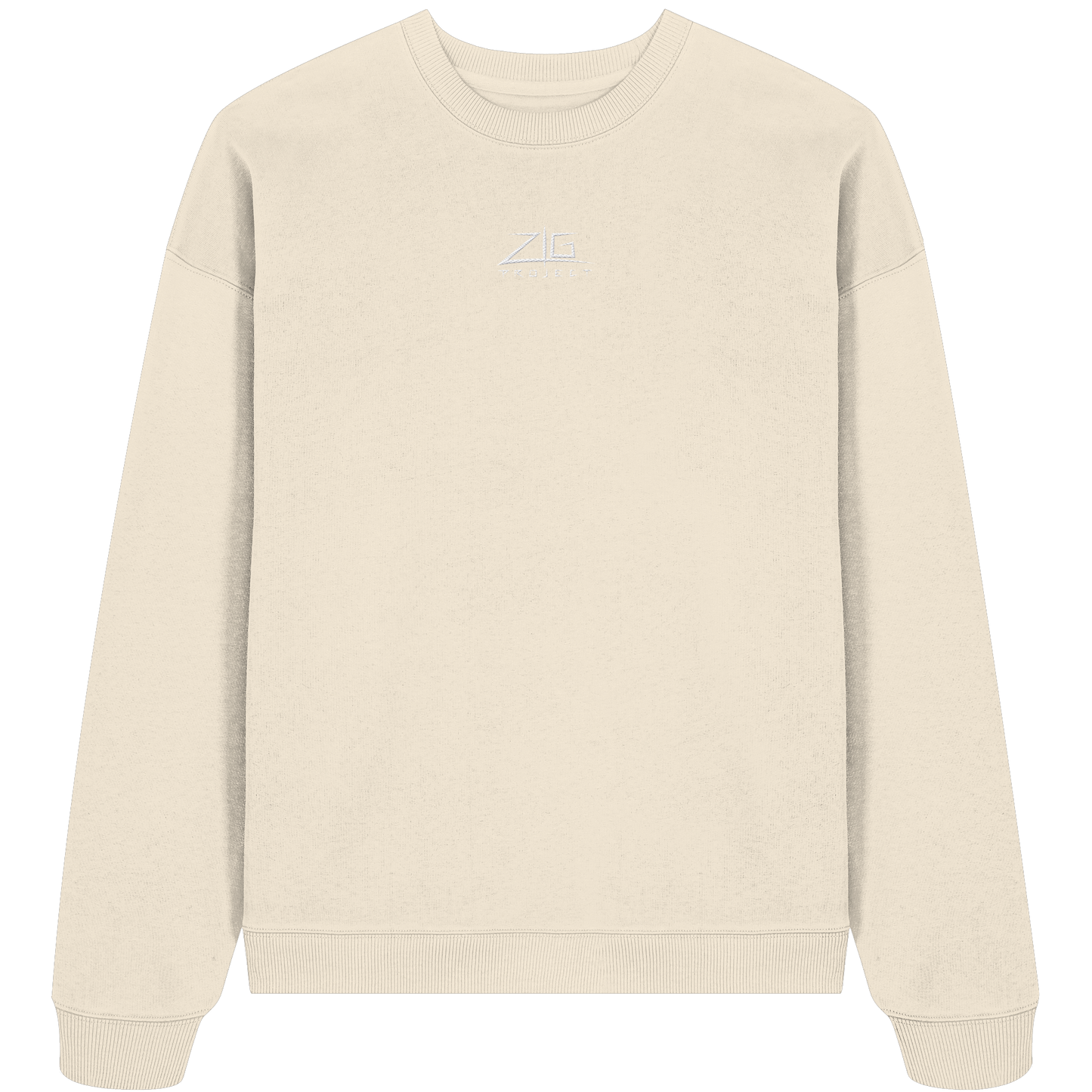 ZIG Project V1 - Organic Oversize Sweatshirt Natural Raw