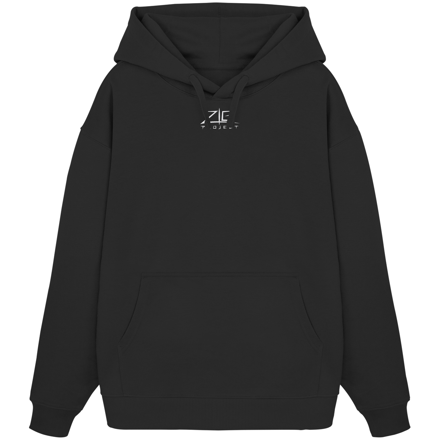 ZIG Project V1 - Organic Oversize Hoodie Black