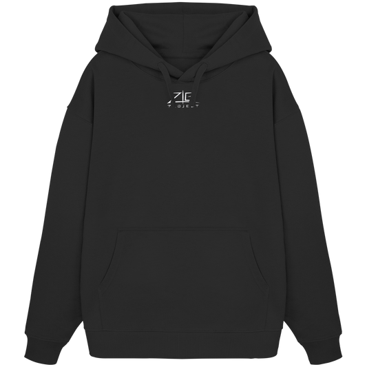 ZIG Project V1 - Organic Oversize Hoodie Black