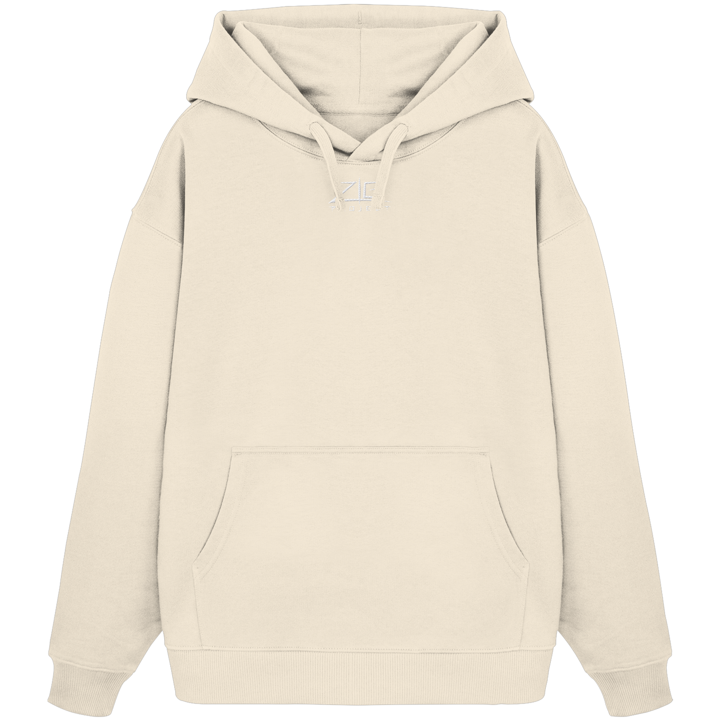 ZIG Project V1 - Organic Oversize Hoodie Natural Raw