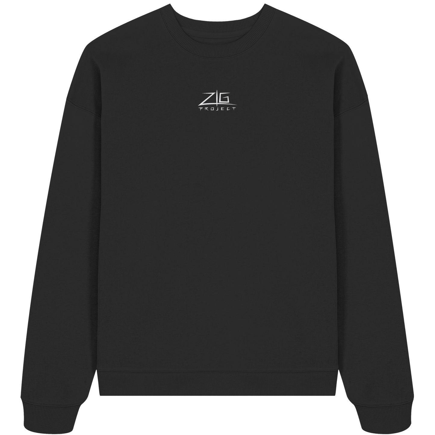 ZIG Project V1 - Organic Oversize Sweatshirt Black
