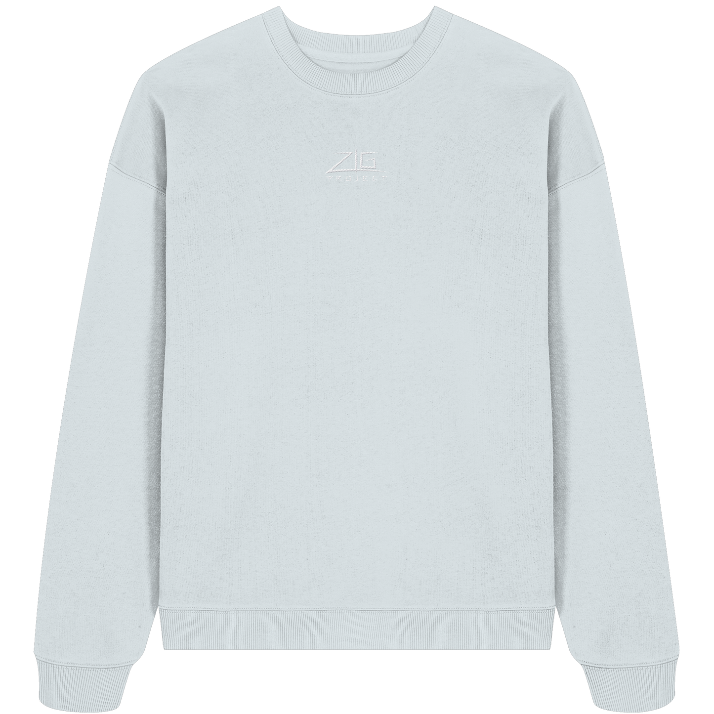 ZIG Project V1 - Organic Oversize Sweatshirt Blue Ice