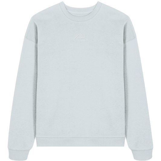 ZIG Project V1 - Organic Oversize Sweatshirt Blue Ice