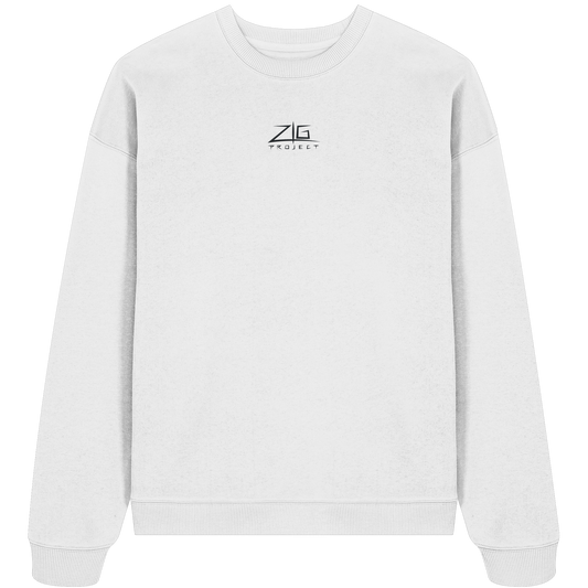ZIG Project V1 - Organic Oversize Sweatshirt White